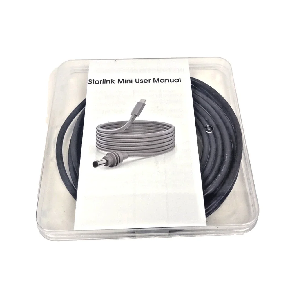 Starlink Mini USB C to DC Power Cable, 10FT/3M Portable USB Type-C Input to DC